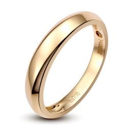 Fede nuziale Uomo. Oro giallo. Diamante 0.007ct | Dominik
