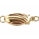 Mandorla, Oro giallo 14kt x2