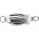 Mandorla, Oro bianco 14kt x2