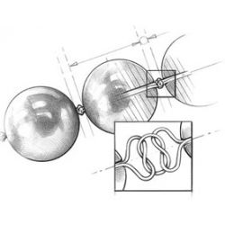 Collana di Perle Bianche Symphonie Nuptiale - Akoya Giappone - 7/7.5mm, GEMMA