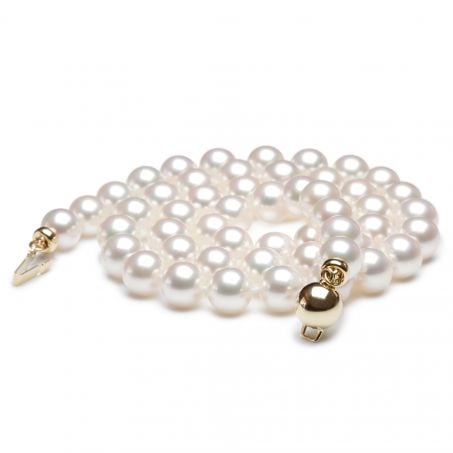 Collana di perle Akoya Giappone bianche - 6.5/7mm, GEMMA / HANADAMA