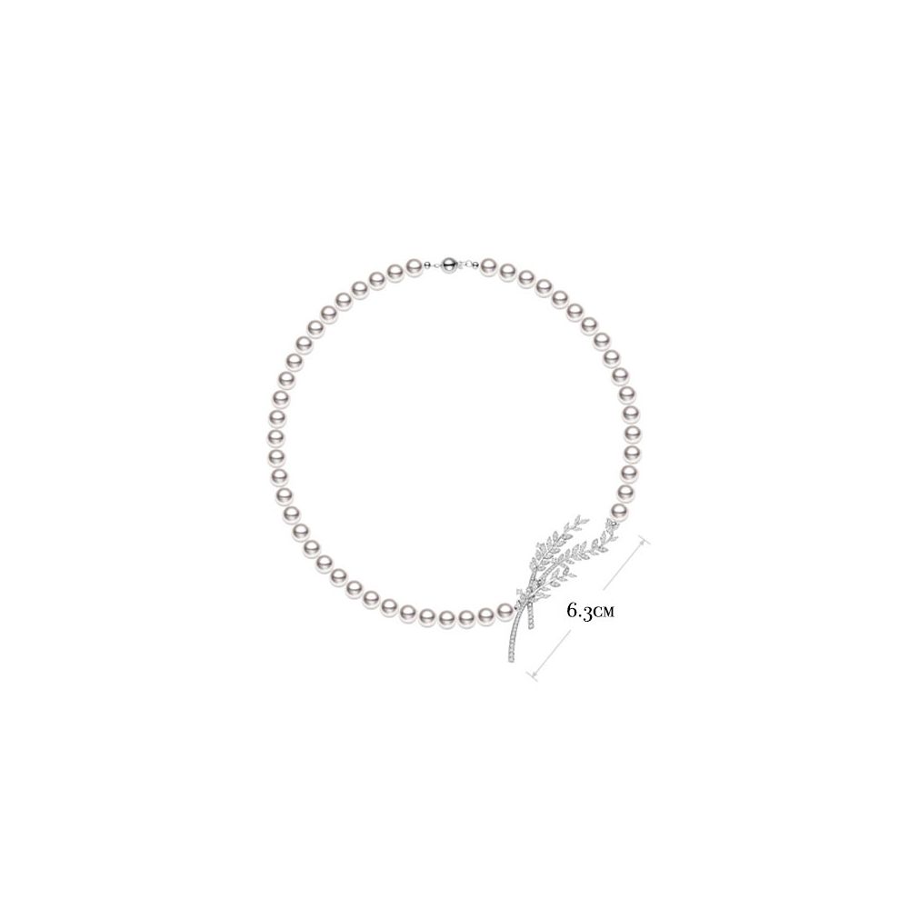 Collana di Perle Bianche Symphonie Nuptiale - Akoya Giappone - 7/7.5mm, GEMMA - 4