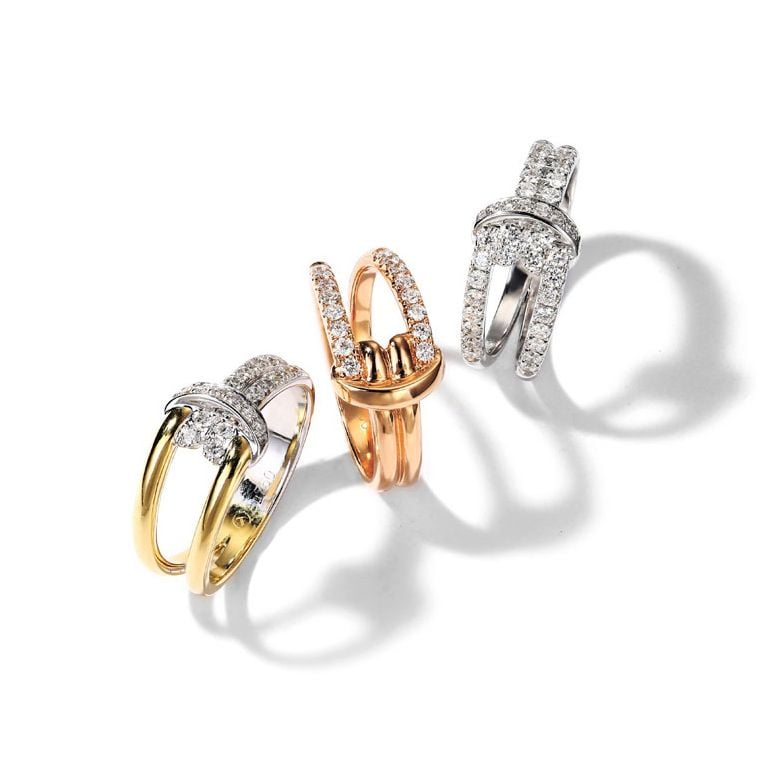 Anello Nodo Marino Oro giallo, Diamanti | Gemperles - 6