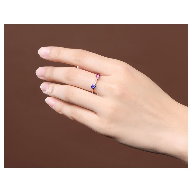 Anello croisée des chemins. Oro rosa - 5