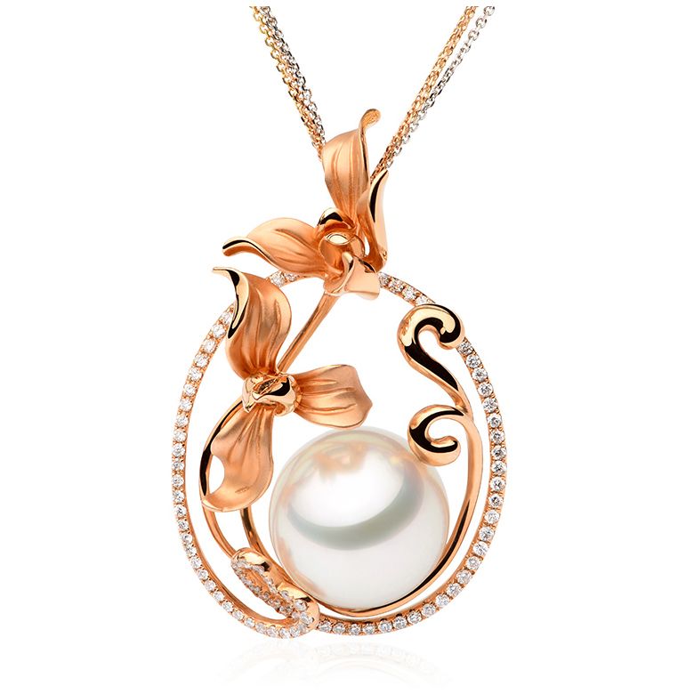Pendentif Orchidée