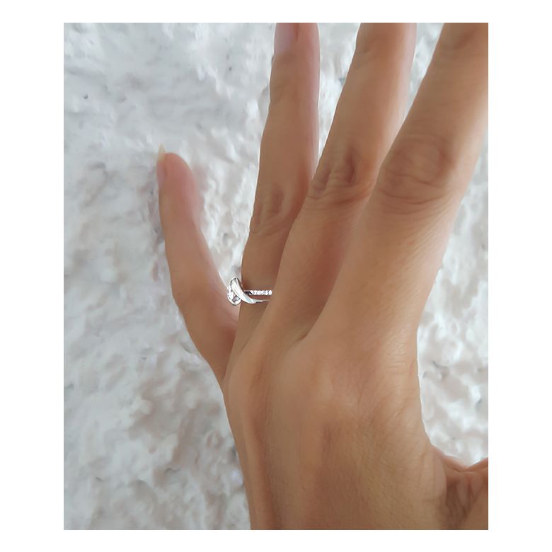 Anello di Fidanzamento Poesia di Diamanti - Platino e Diamanti | Gemperles - 4