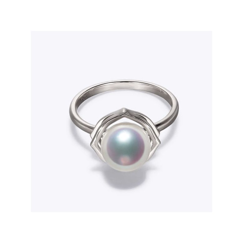 Ciondolo, Anello e Orecchini Coco Chanel. Perle Akoya, Oro bianco, Diamanti - 7