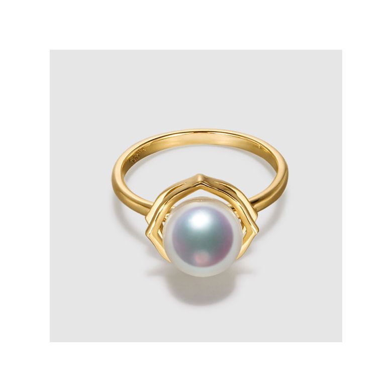Ciondolo, Anello e Orecchini Coco Chanel. Perle Akoya, Oro giallo, Diamanti - 6