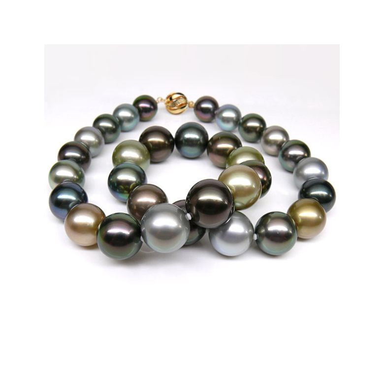 Collana Gontran - Perle Coltivate Miste di Tahiti - 3