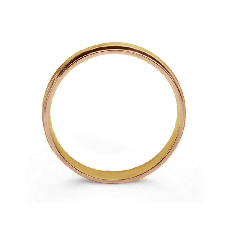 Fede Uomo - 2 Ori 5.50gr oro giallo e rosa - 3
