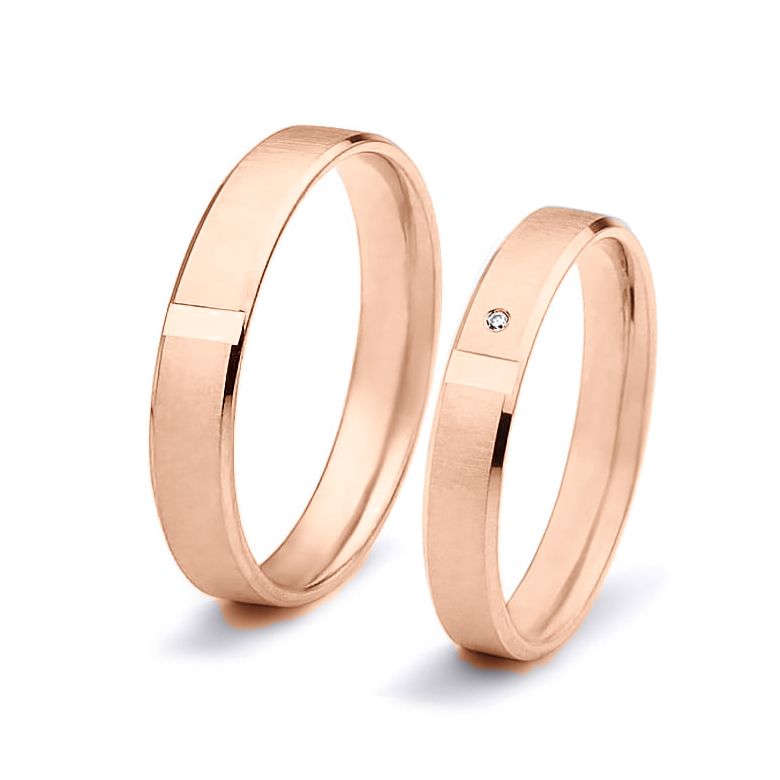 Fedi nuziali Cynan Bleuzenn oro rosa - 1