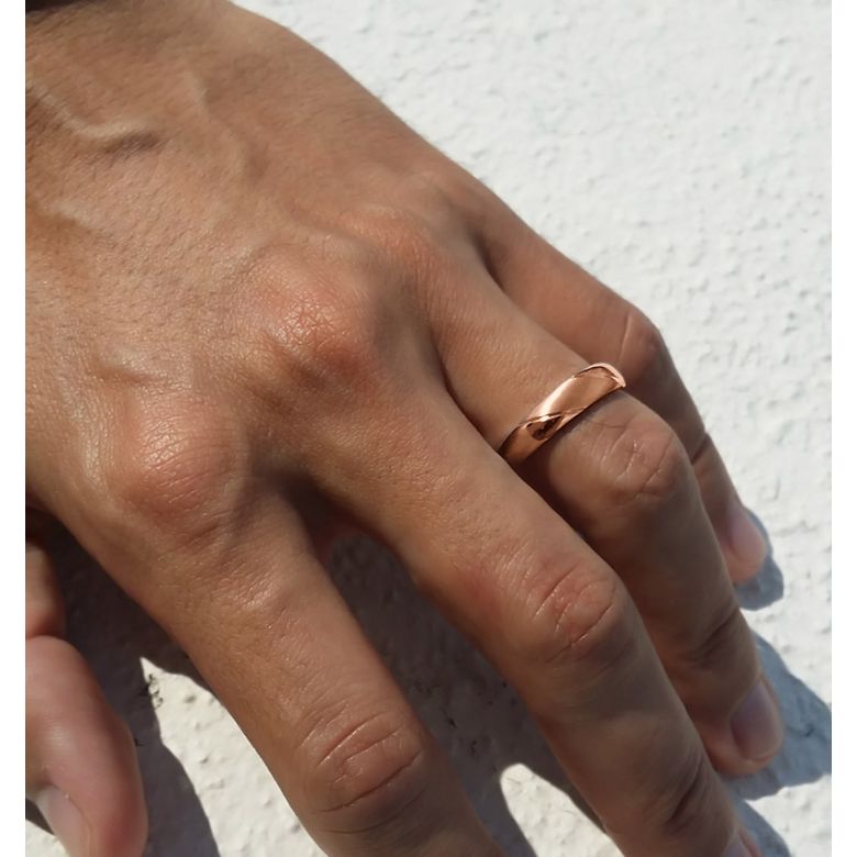 Fedi Nuziali Autour de moi - Oro Rosa e Diamanti - 6