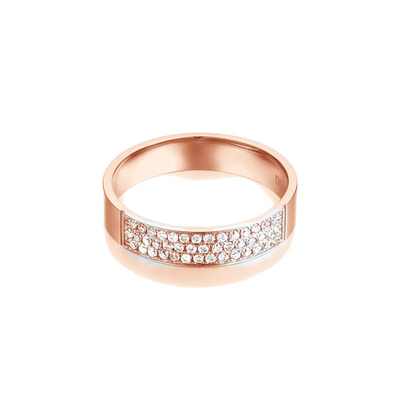 Fede Nuziale Jaq - Anello Donna Oro Rosa Lucido - 2