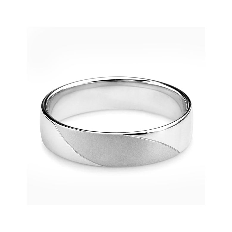Fede Uomo - Oro bianco 5.80gr - Tesio - 3