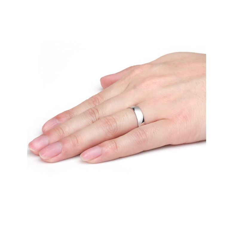 Fede Uomo - Oro bianco 5.80gr - Tesio - 2