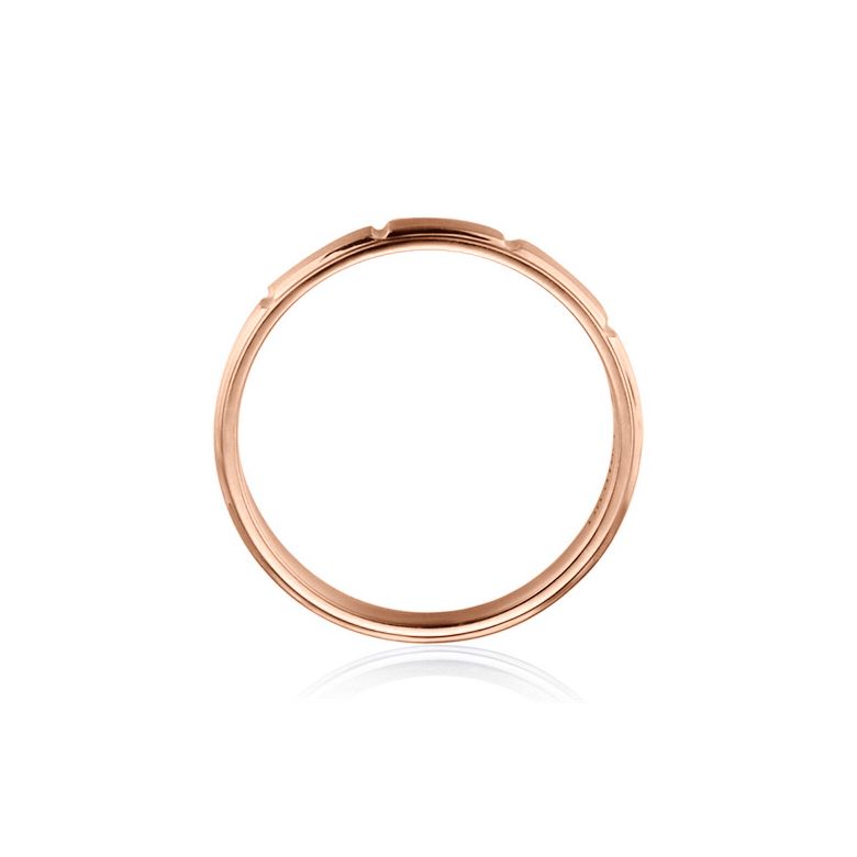 Fede Nuziale Exceptionnellement Vôtre - Oro Rosa 18kt - 4