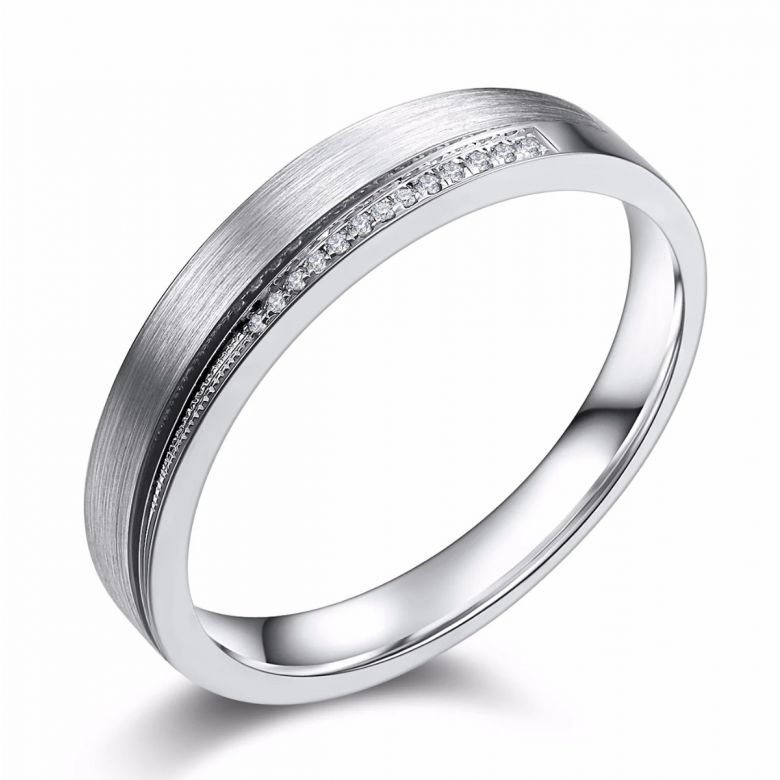 Una punta d'amore Donna Platino Diamanti - 1
