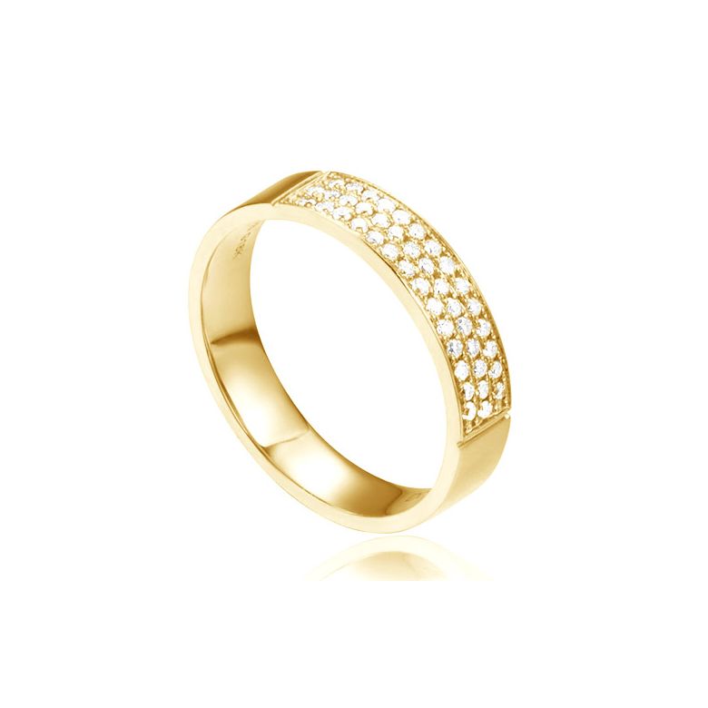 Fede Nuziale Narkisse - Anello Donna Oro Giallo Lucido - 1