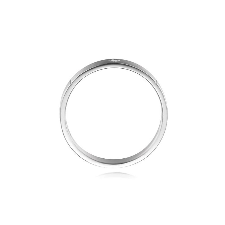 Fede nuziale Matrimonio Uomo Platino - 3