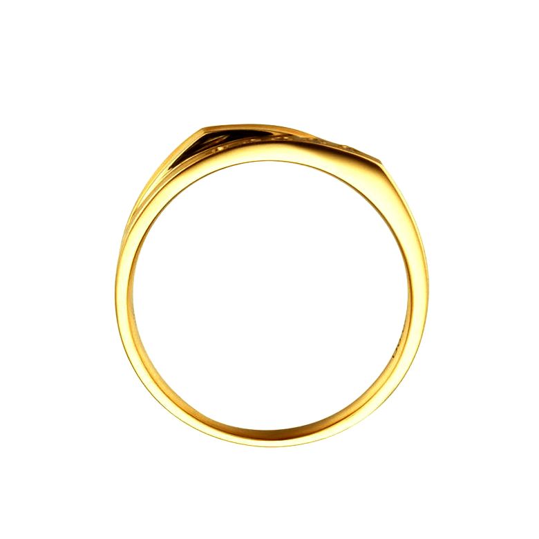 Fede Uomo - Oro rosa 3.20gr - Diamante 0.005ct - 4