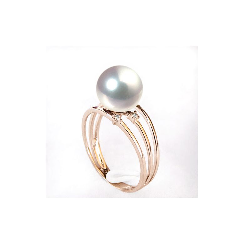 Anello Momo - Oro Rosa e Perla Akoya Giappone - 2