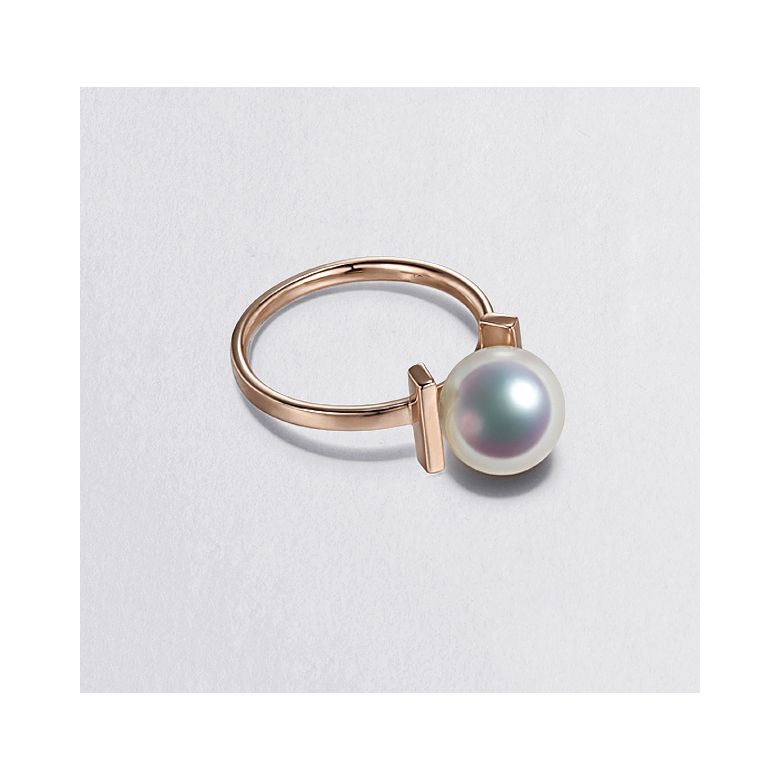 Anello Otohiko - Oro Rosa e Perla Akoya Giappone - 3