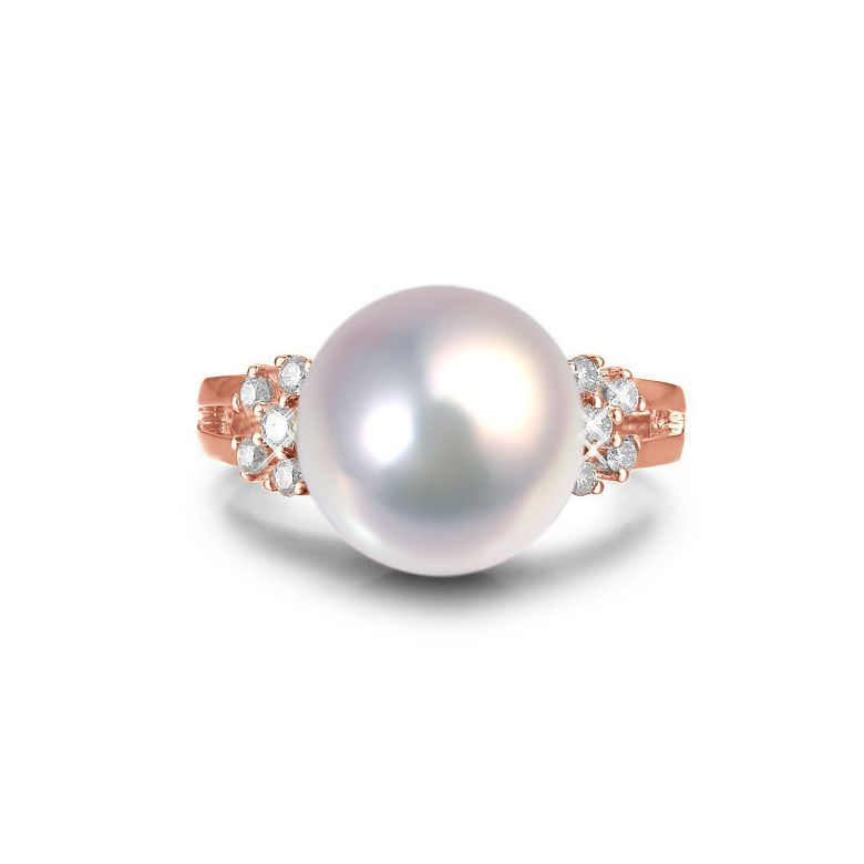 Anello Alexandrie - Oro Rosa, Perla d'Acqua Dolce - 3