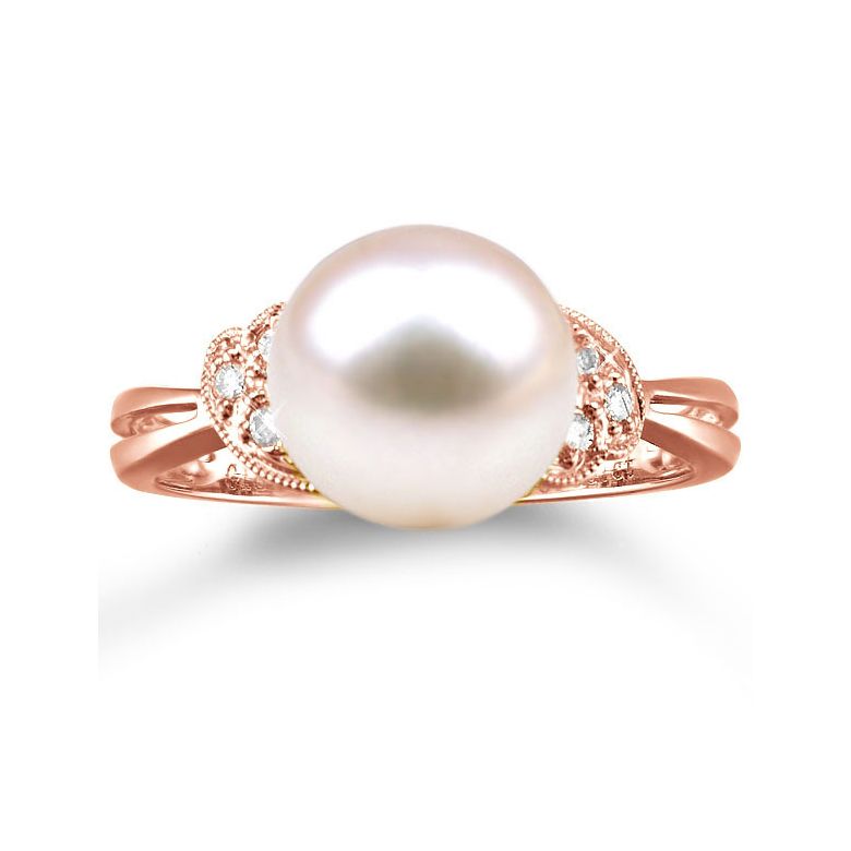 Anello Heureux Stratagème - Oro Rosa 18kt e Perla d'Acqua Dolce - 2