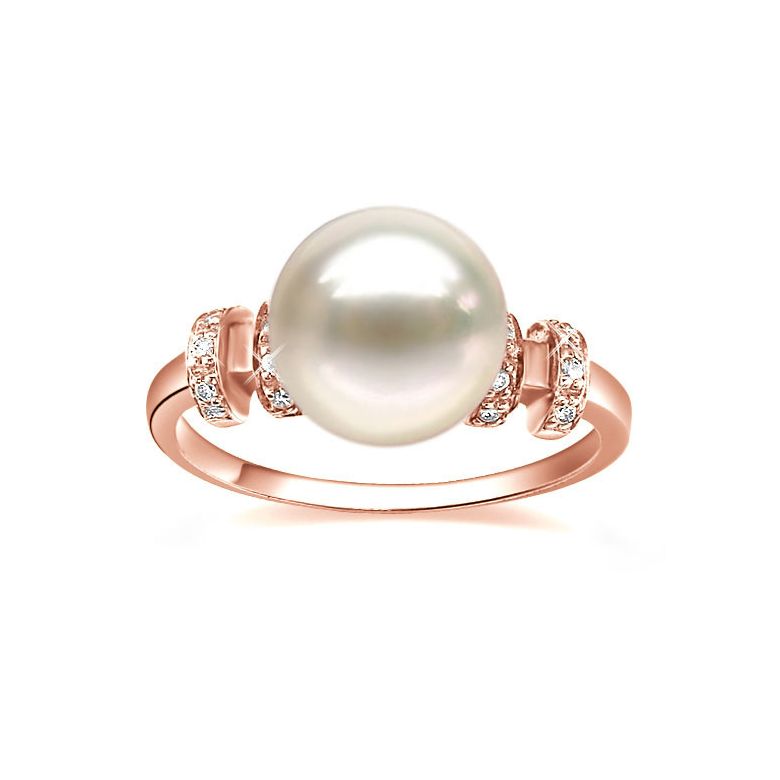 Anello Rigoletto - Oro Rosa 18kt e Perla d'Acqua Dolce - 2