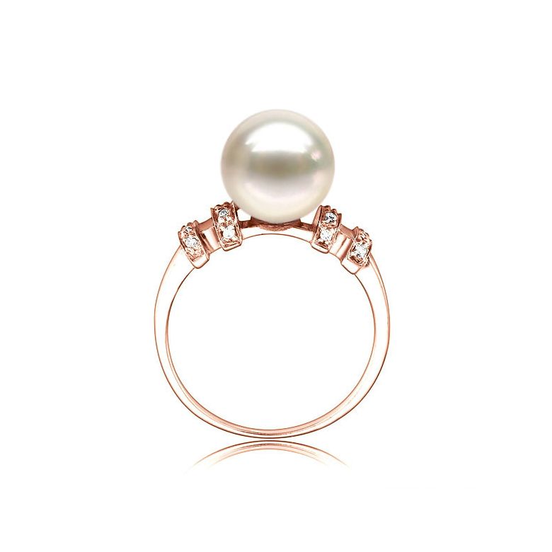 Anello Rigoletto - Oro Rosa 18kt e Perla d'Acqua Dolce - 3