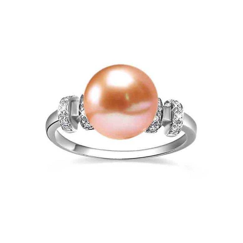 Anello Rigoletto - Oro Bianco 18kt e Perla d'Acqua Dolce - 5