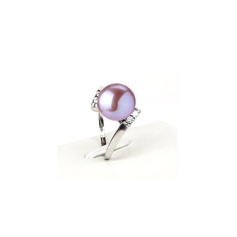 Anello Cyrano - Oro Bianco 18kt e Perla d'Acqua Dolce - 2