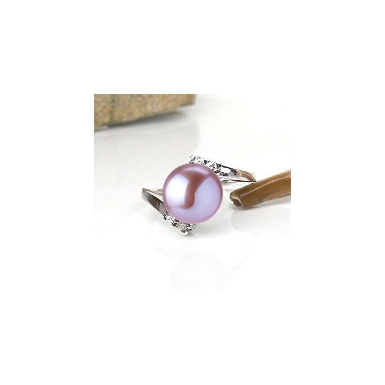 Anello Cyrano - Oro Bianco 18kt e Perla d'Acqua Dolce - 3