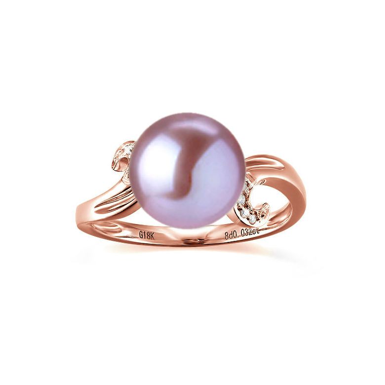 Anello Music Hall - Oro Rosa 18kt e Perla d'Acqua Dolce - 3