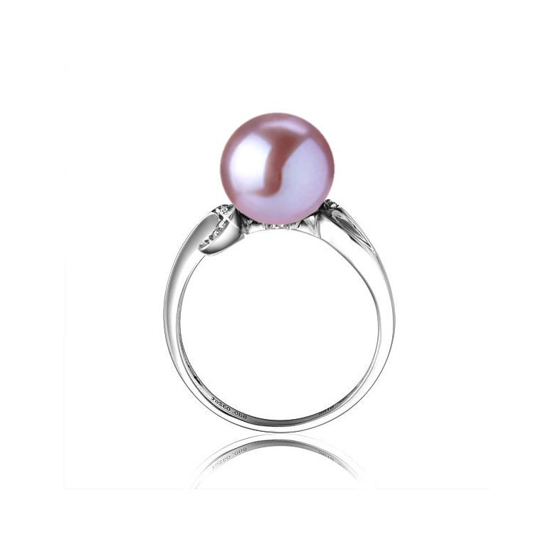 Anello Music Hall - Oro Bianco 18kt e Perla d'Acqua Dolce - 2