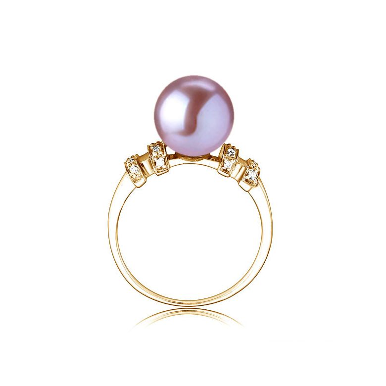 Anello Rigoletto - Oro Giallo 18kt e Perla d'Acqua Dolce - 2