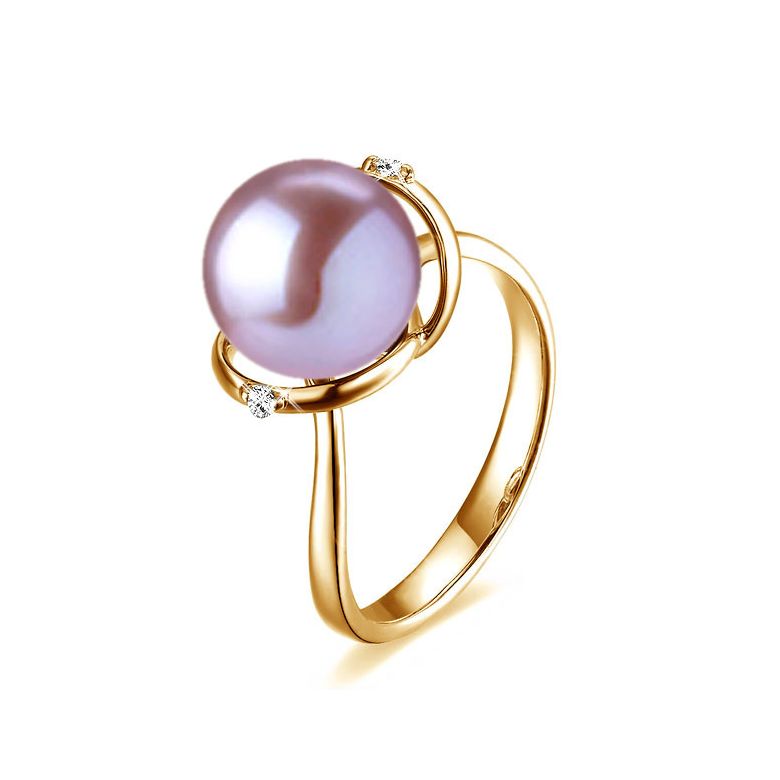 Anello La Joconde - Oro Giallo 18kt e Perla d'Acqua Dolce - 1
