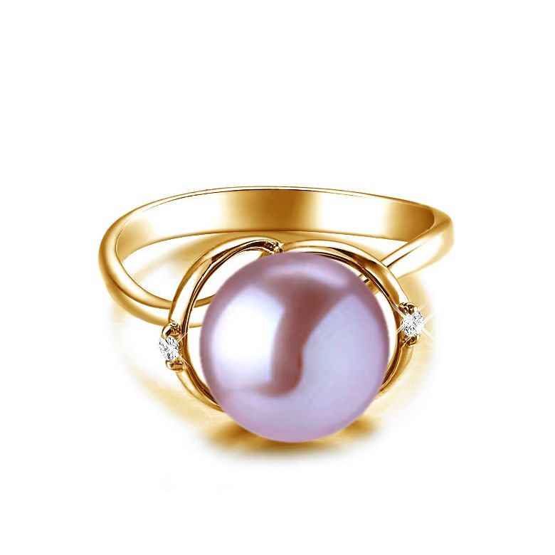 Anello La Joconde - Oro Giallo 18kt e Perla d'Acqua Dolce - 2