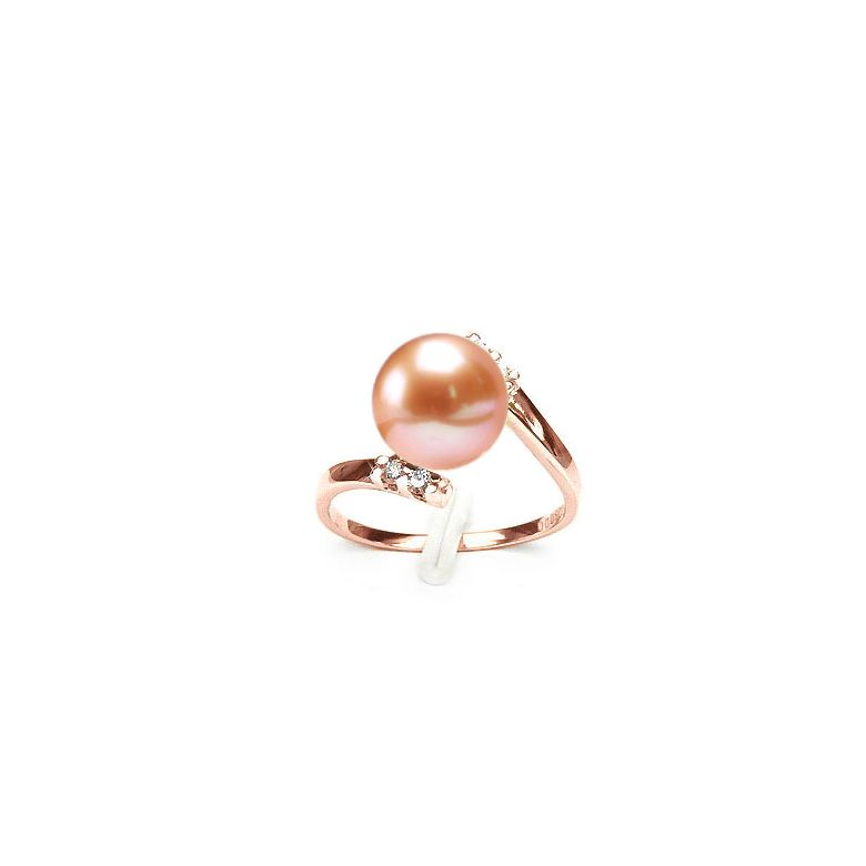 Anello Cyrano - Oro Rosa 18kt e Perla d'Acqua Dolce - 1