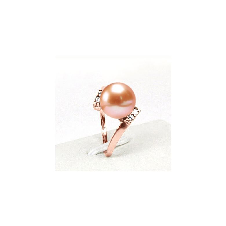 Anello Cyrano - Oro Rosa 18kt e Perla d'Acqua Dolce - 2