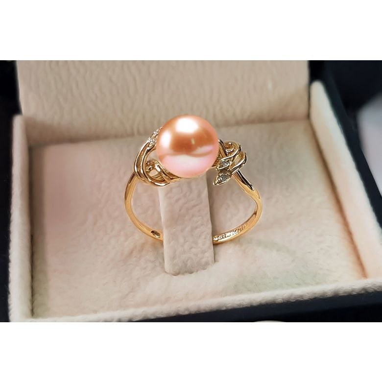 Anello Calisto - Oro Giallo 18kt e Perla d'Acqua Dolce - 2