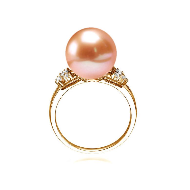 Anello Alexandrie - Oro Giallo, Perla d'Acqua Dolce - 3