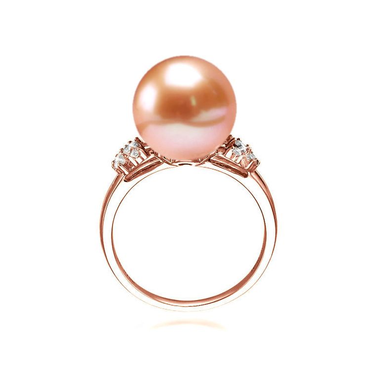 Anello Alexandrie - Oro Rosa, Perla d'Acqua Dolce - 3