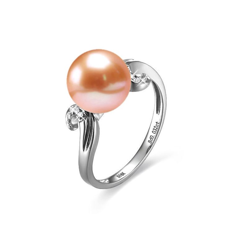 Anello Music Hall - Oro Bianco 18kt e Perla d'Acqua Dolce - 1