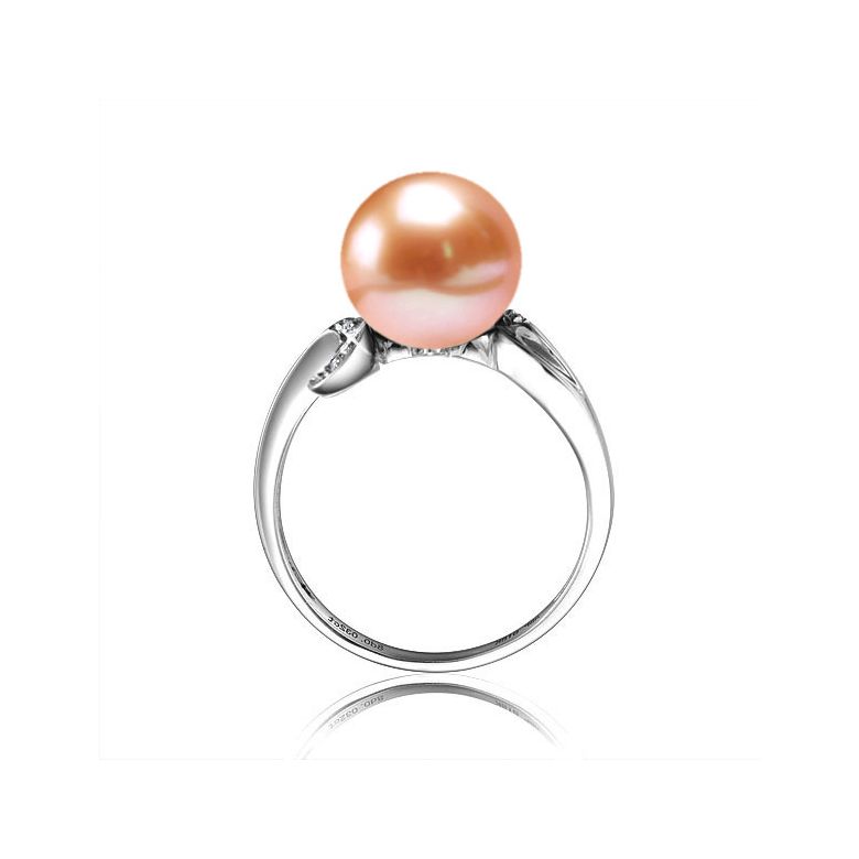 Anello Music Hall - Oro Bianco 18kt e Perla d'Acqua Dolce - 2