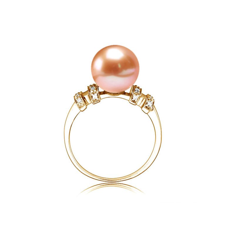 Anello Rigoletto - Oro Giallo 18kt e Perla d'Acqua Dolce - 2