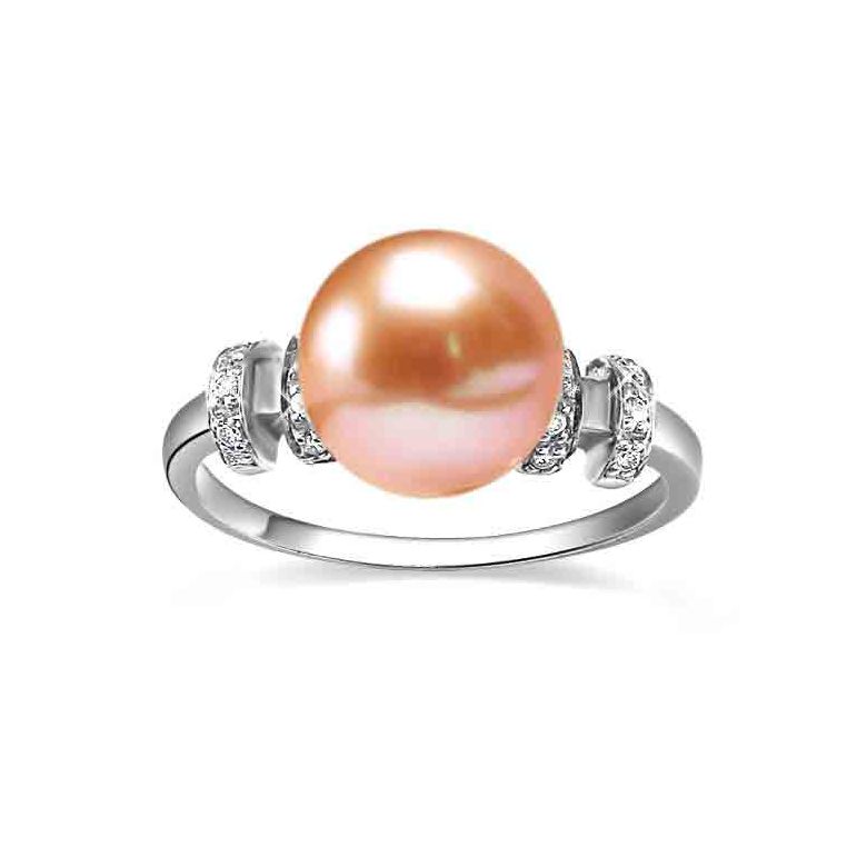 Anello Rigoletto - Oro Bianco 18kt e Perla d'Acqua Dolce - 2