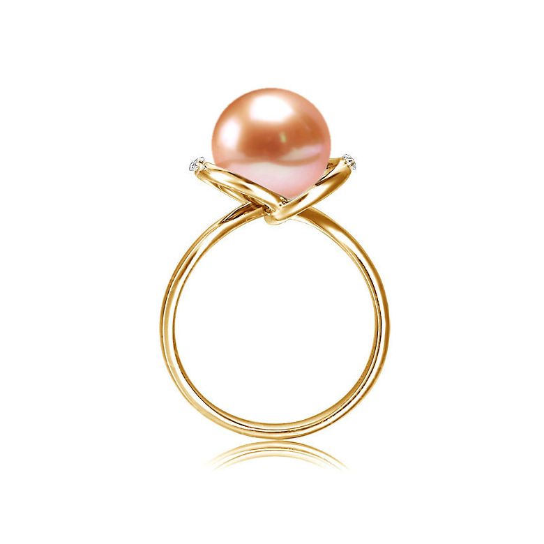 Anello La Joconde - Oro Giallo 18kt e Perla d'Acqua Dolce - 3