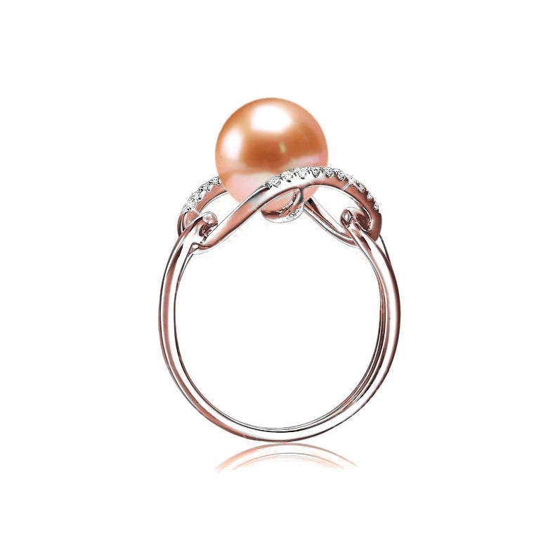 Anello À l'Unisson - Oro Rosa, Perla d'Acqua Dolce - 2