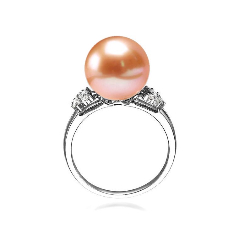 Anello Alexandrie - Oro Bianco, Perla d'Acqua Dolce - 3